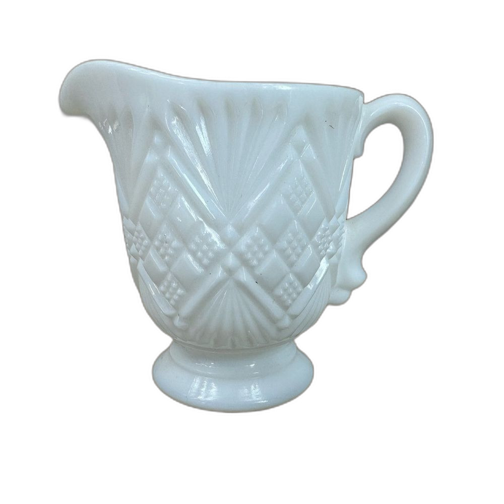 Vintage Milk Glass Replacement Creamer for Cream and Sugar Set